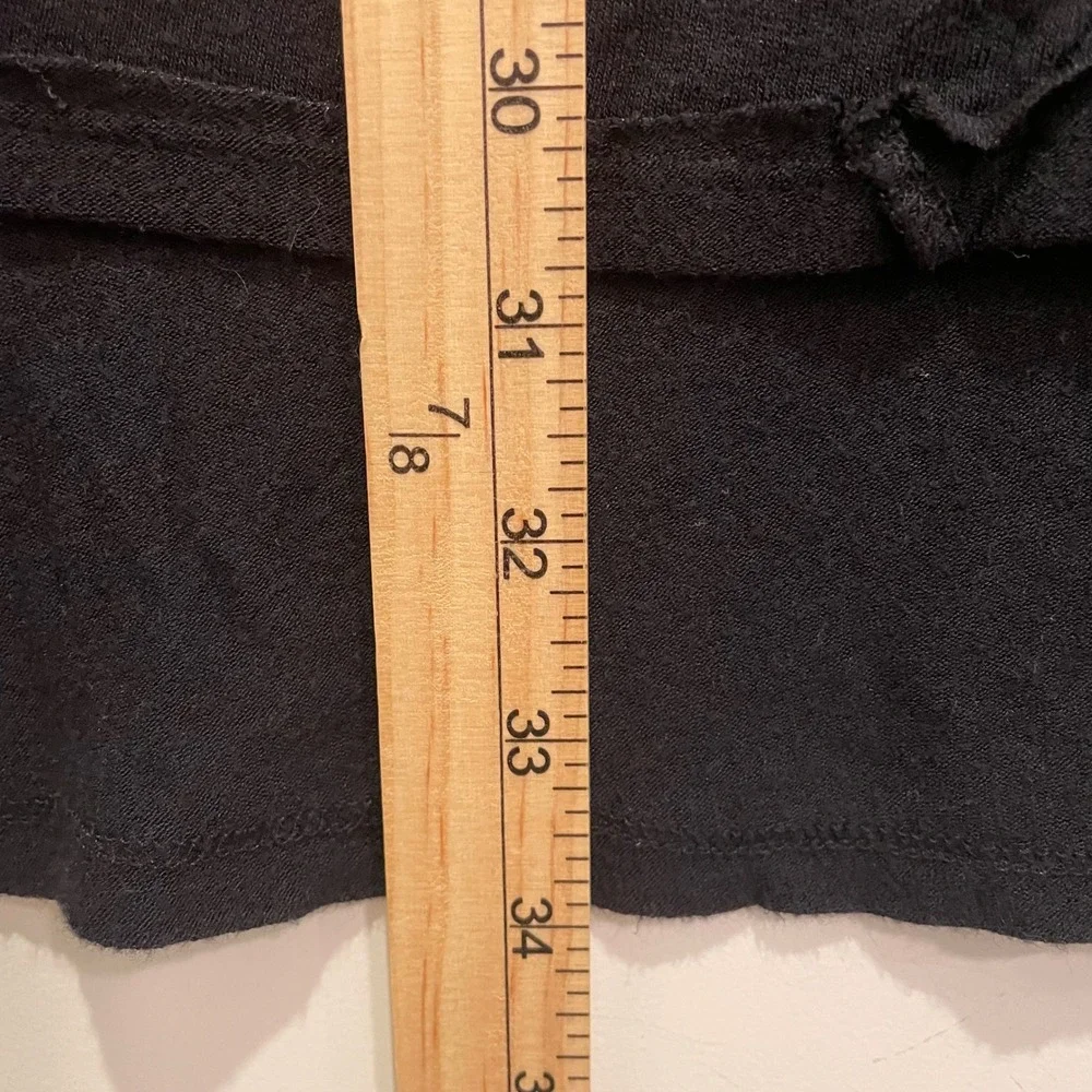 Free People We The Free Black Oversized Batwing Turtleneck Tunic Top Womens